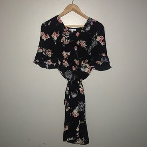 floral flowing dress